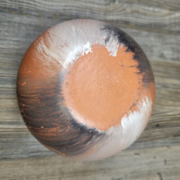 Vintage Vase Cedar Mesa Native American Navajo Pottery Signed Hieroglyphic Decor - Picture 7 of 8